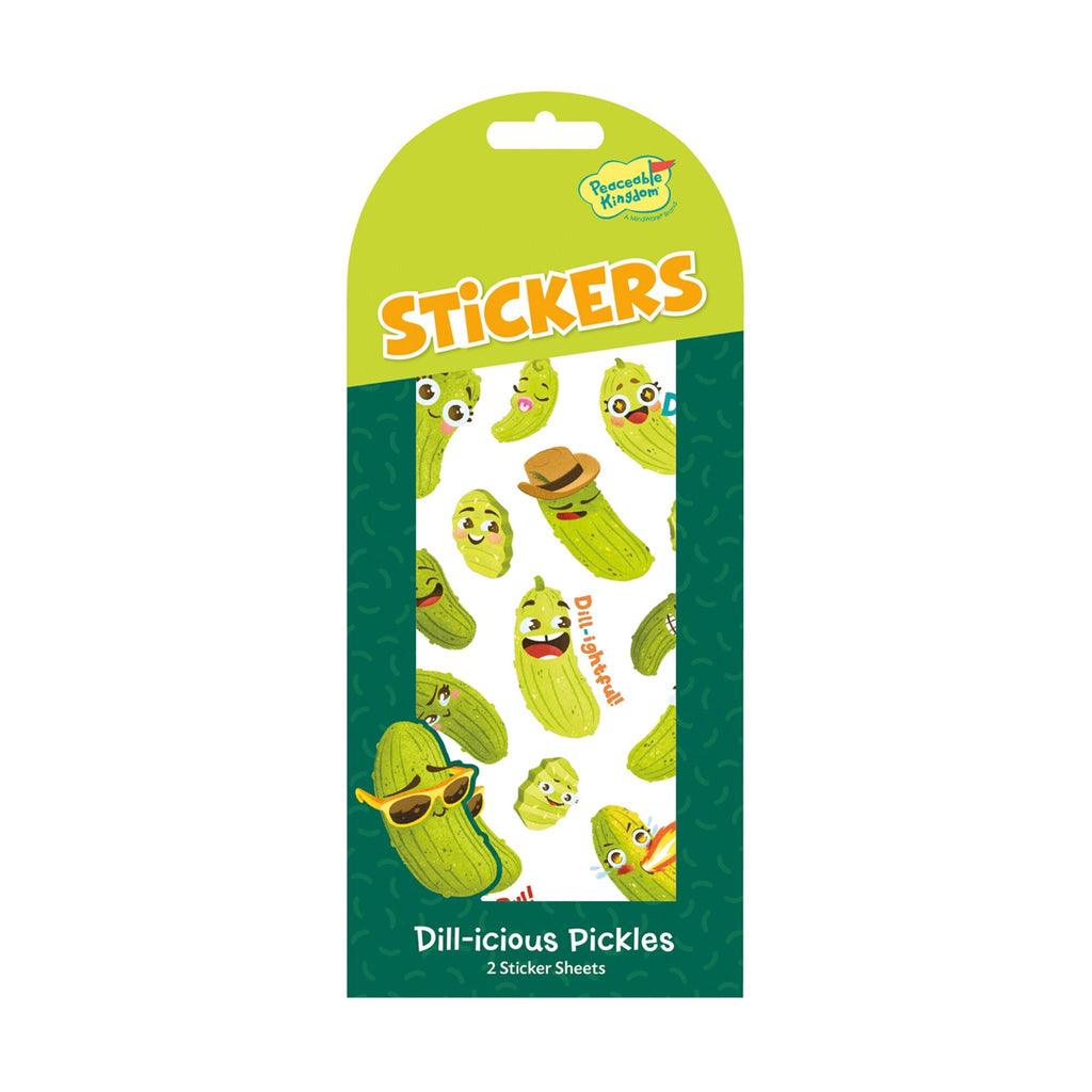 Peaceable Kingdom Stickers Scratch and Sniff Pickles