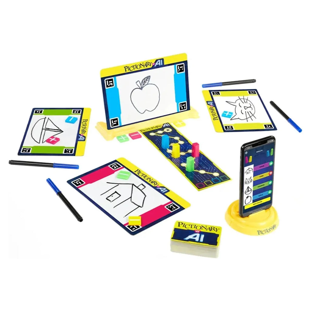Pictionary versus AI family game