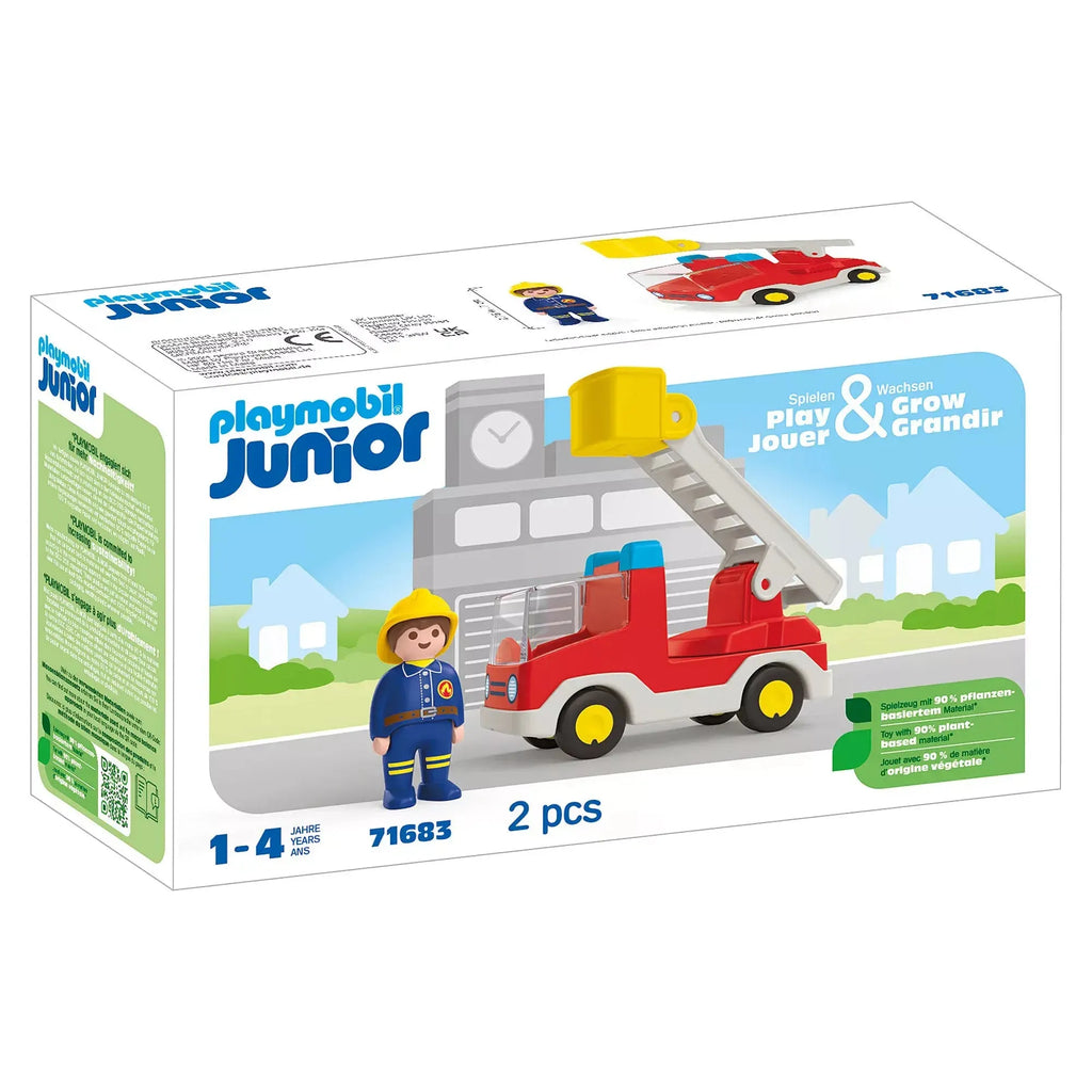 Playmobil JUNIOR Ladder Unit Fire Truck 71683
