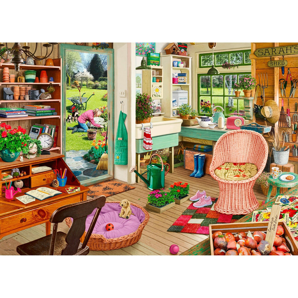 Ravensburger 1000 Piece Puzzle Garden Shed