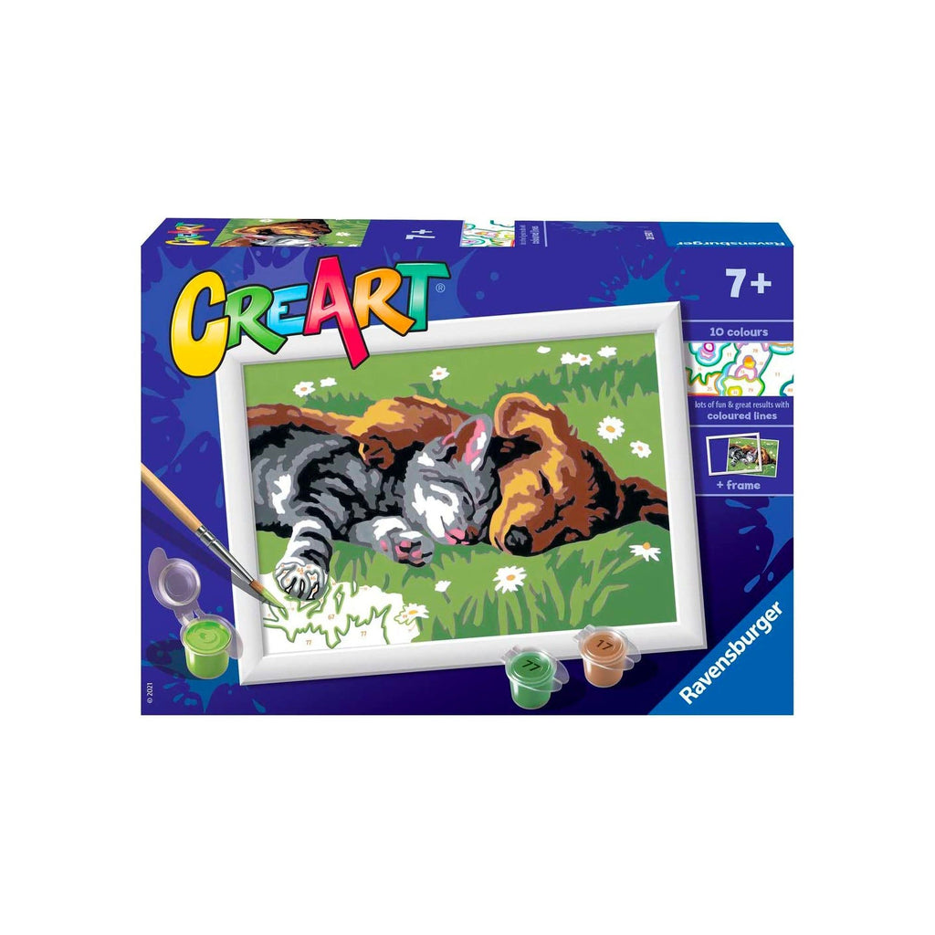 CreArt Sleeping Cat and Dog