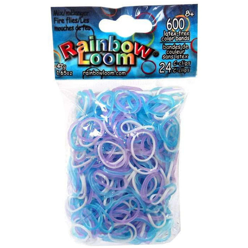 Rainbow Loom Refill Elastics Glow Fireflies