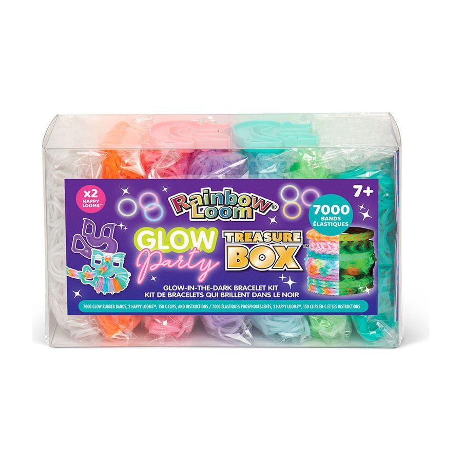 Rainbow Loom Treasure Box Glow Party