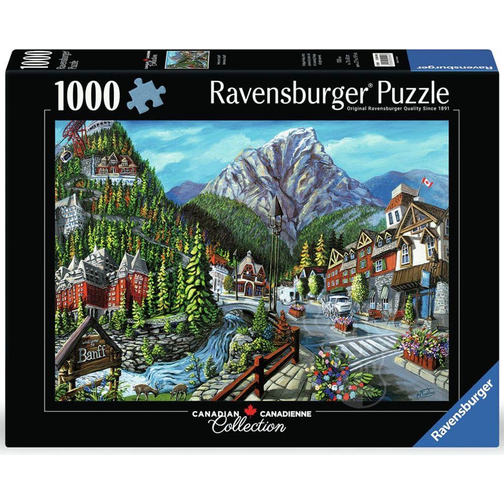 Ravensburger 1000 Piece Puzzle Canadian Collection Puzzle Welcome to Banff