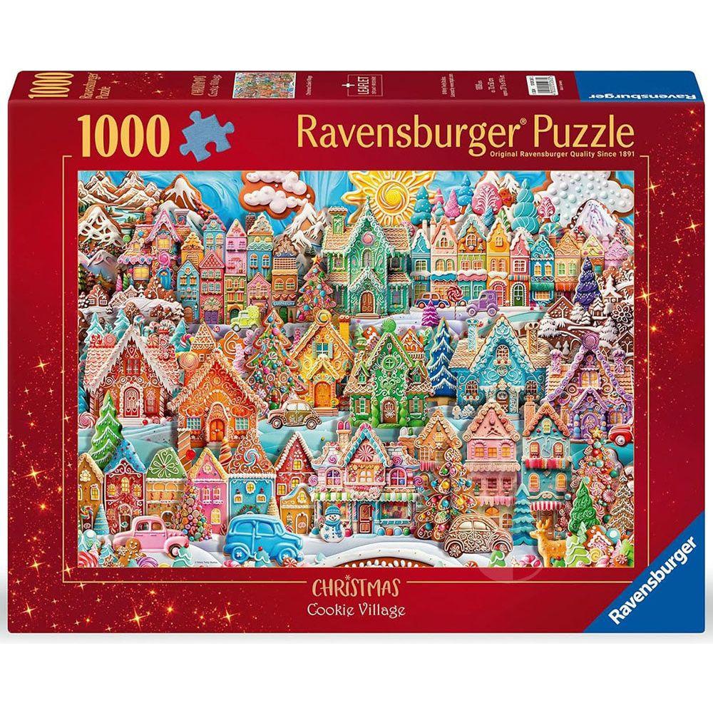 Ravensburger 1000 Piece Puzzle Christmas Cookie Village