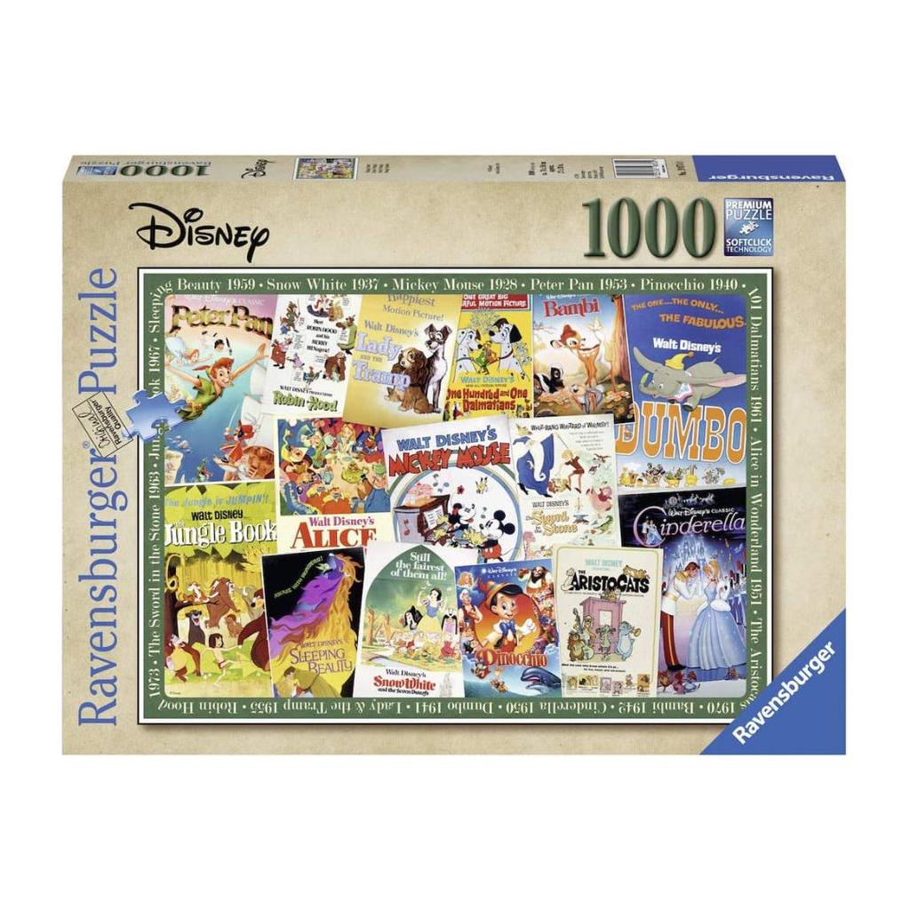 Ravensburger 1000 Piece Puzzle Disney Vintage Posters