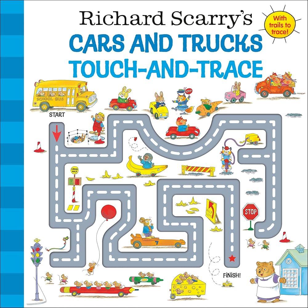 Richard Scarry's Cars and Trucks Touch and Trace