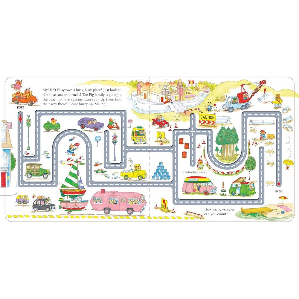 Richard Scarry's Cars and Trucks Touch and Trace