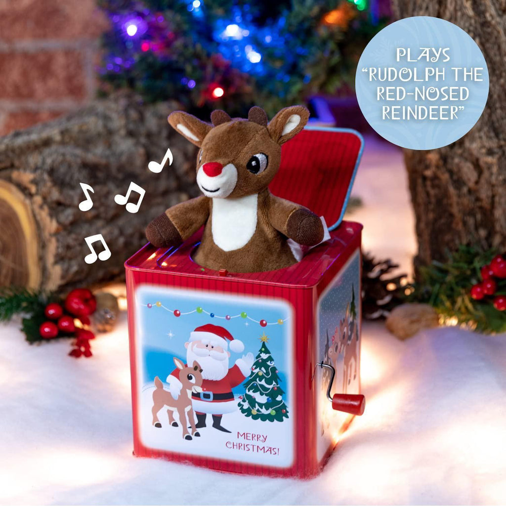 Rudolph the Red Nosed Reindeer Jack in the Box