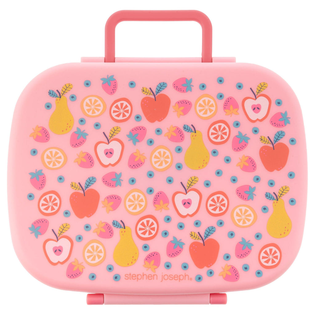 Stephen Joseph Bento Box with Removable Tray Fruit