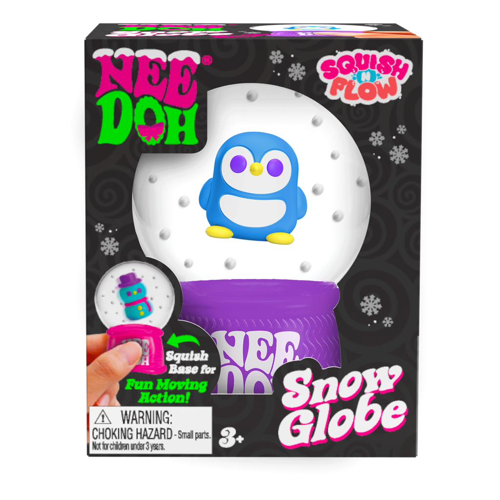 Nee Doh Squish 'n Flow Snow Globe