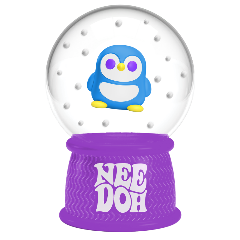 Nee Doh Squish 'n Flow Snow Globe