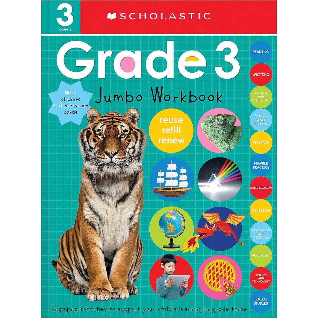 Scholastic Jumbo Workbook Grade Three