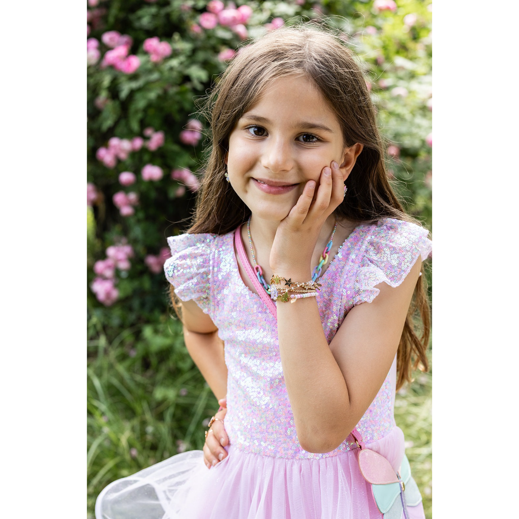 Great Pretenders Sequins Twirl Dress Pink