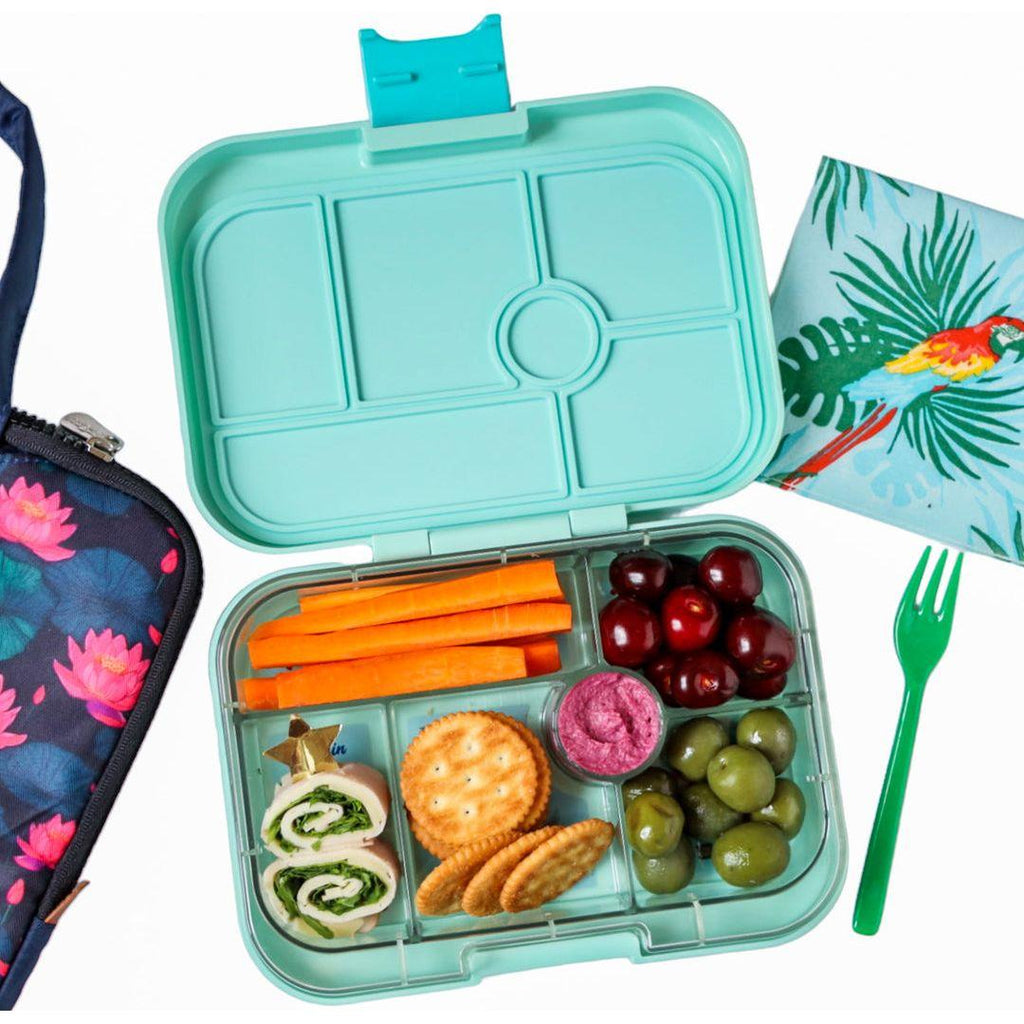 Yumbox Original 6 Compartment Serene Aqua with Paris Tray