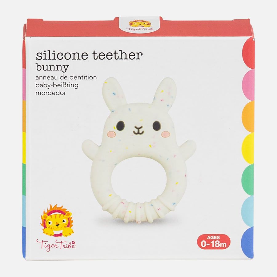 Tiger Tribe Silicone Teether Bunny