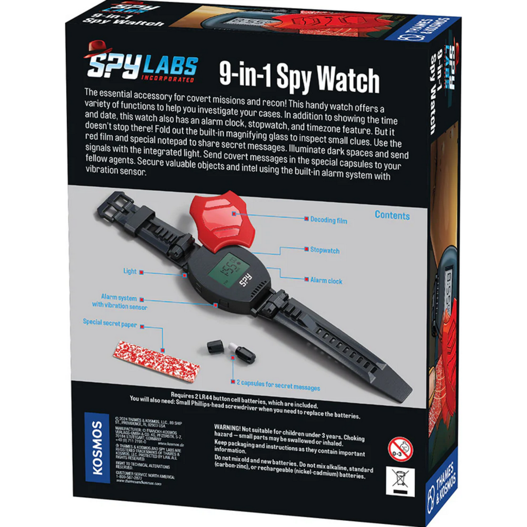 Spy Labs: 9 in 1 Spy Watch