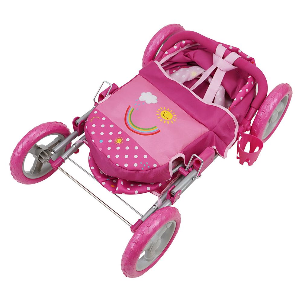 Sunshine Dots Deluxe Doll Pram