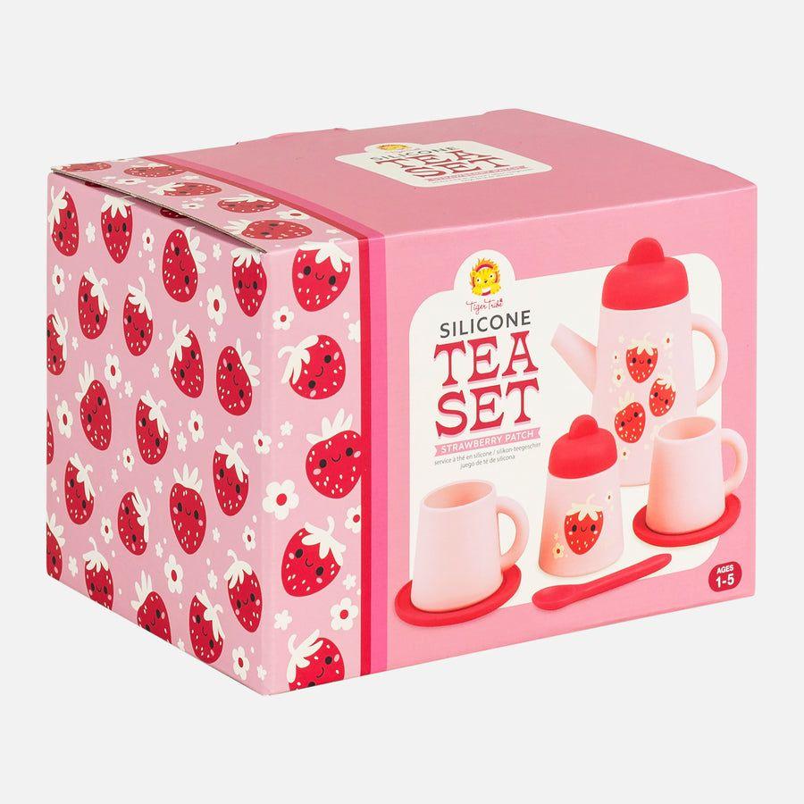 Tiger Tribe Silicone Tea Set Strawberry Patch