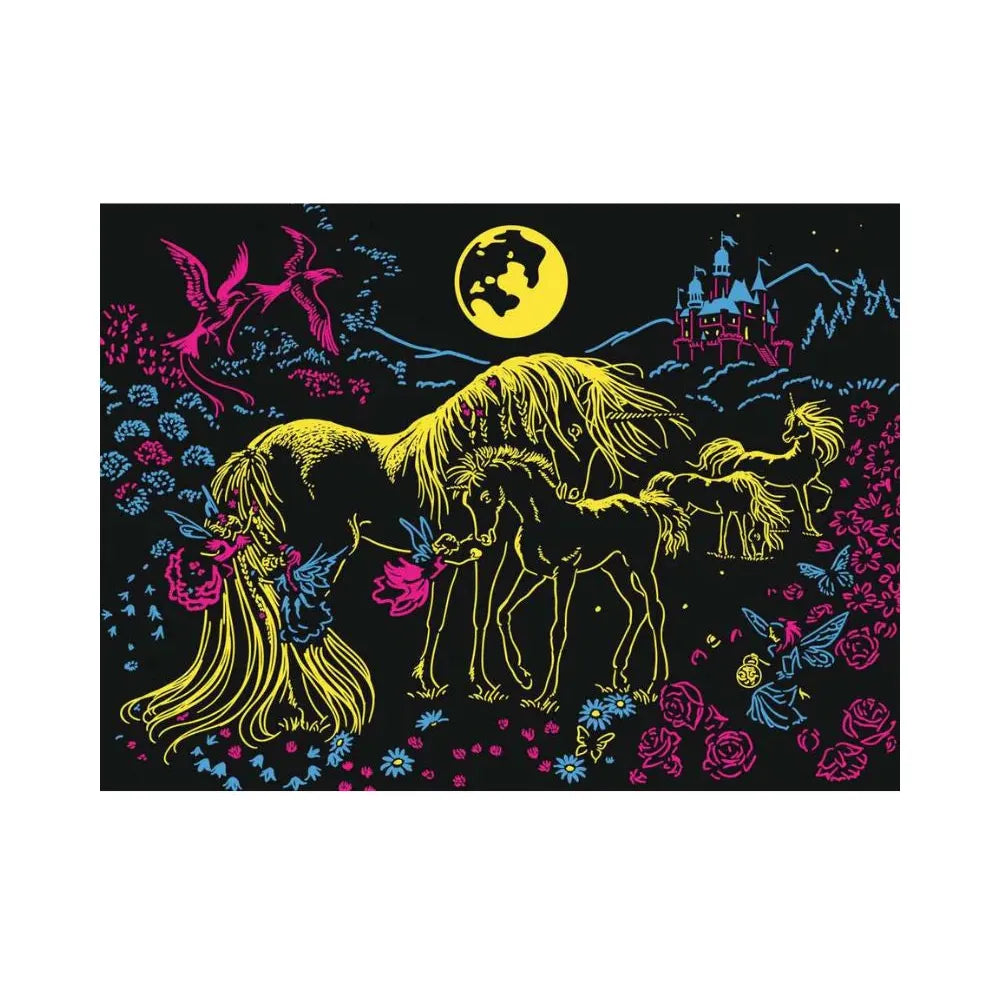 Ravensburger 100 Piece Puzzle Unicorns in the Moonlight