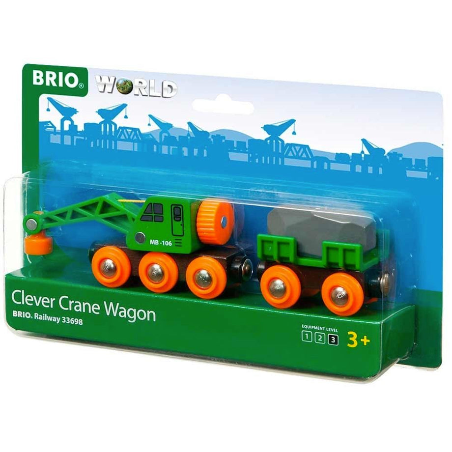 Brio Clever Crane Wagon