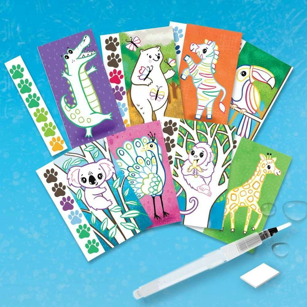 Tiger Tribe Paint-A-Picture Set Wild Animals