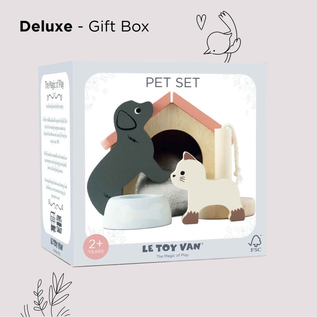 Le Toy Van Wooden Doll House Pet Set