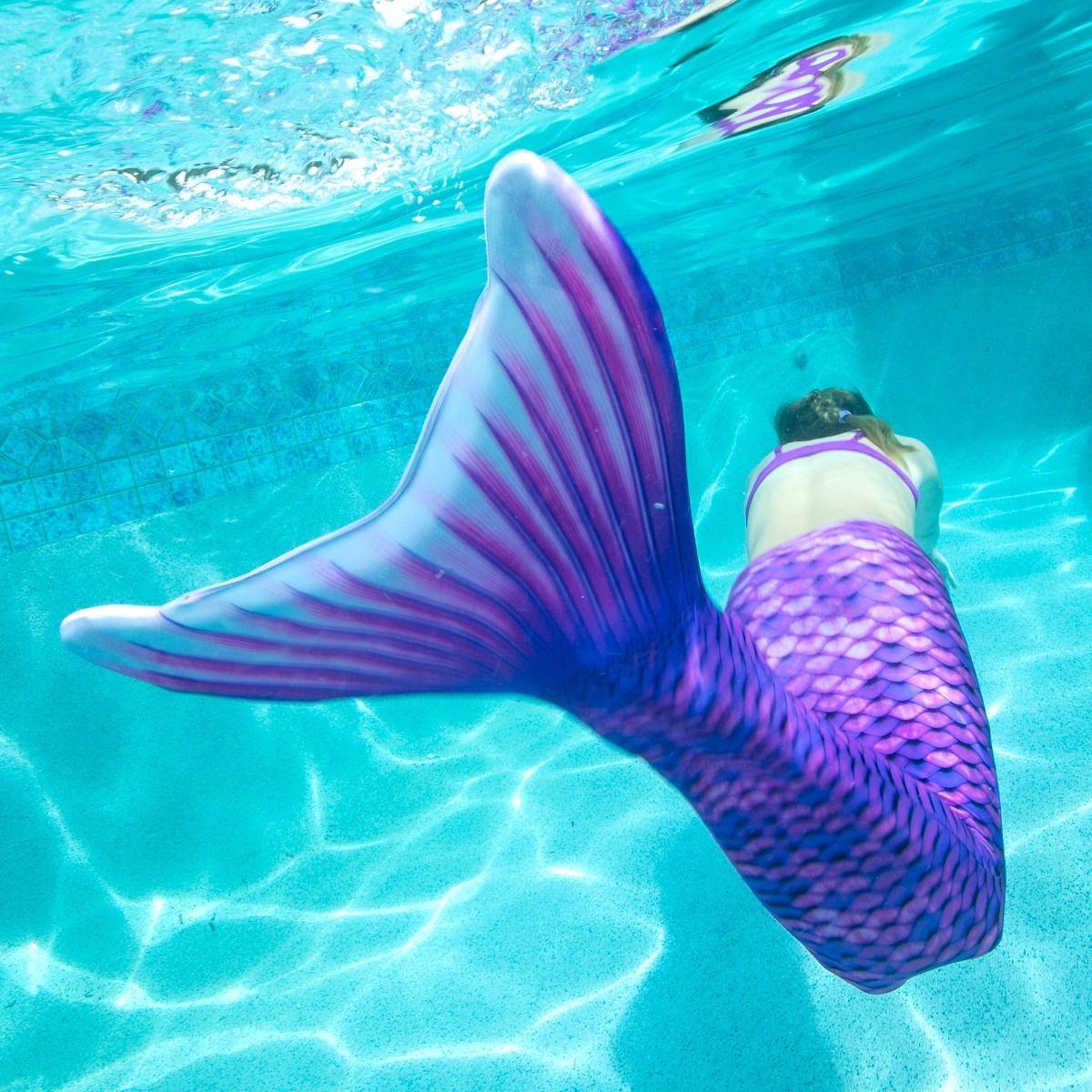 Fin Fun Mermaid Tail with Monofin Magenta Adult Small – The