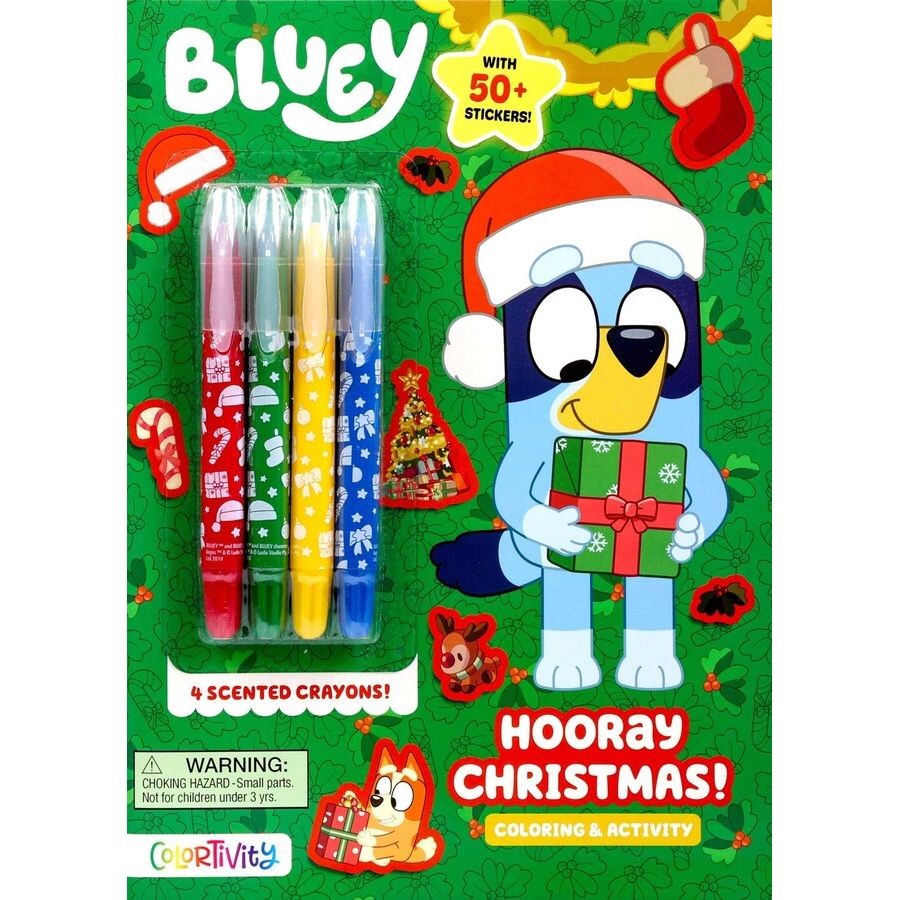 Bluey Hooray for Christmas Colouring and Activity Book