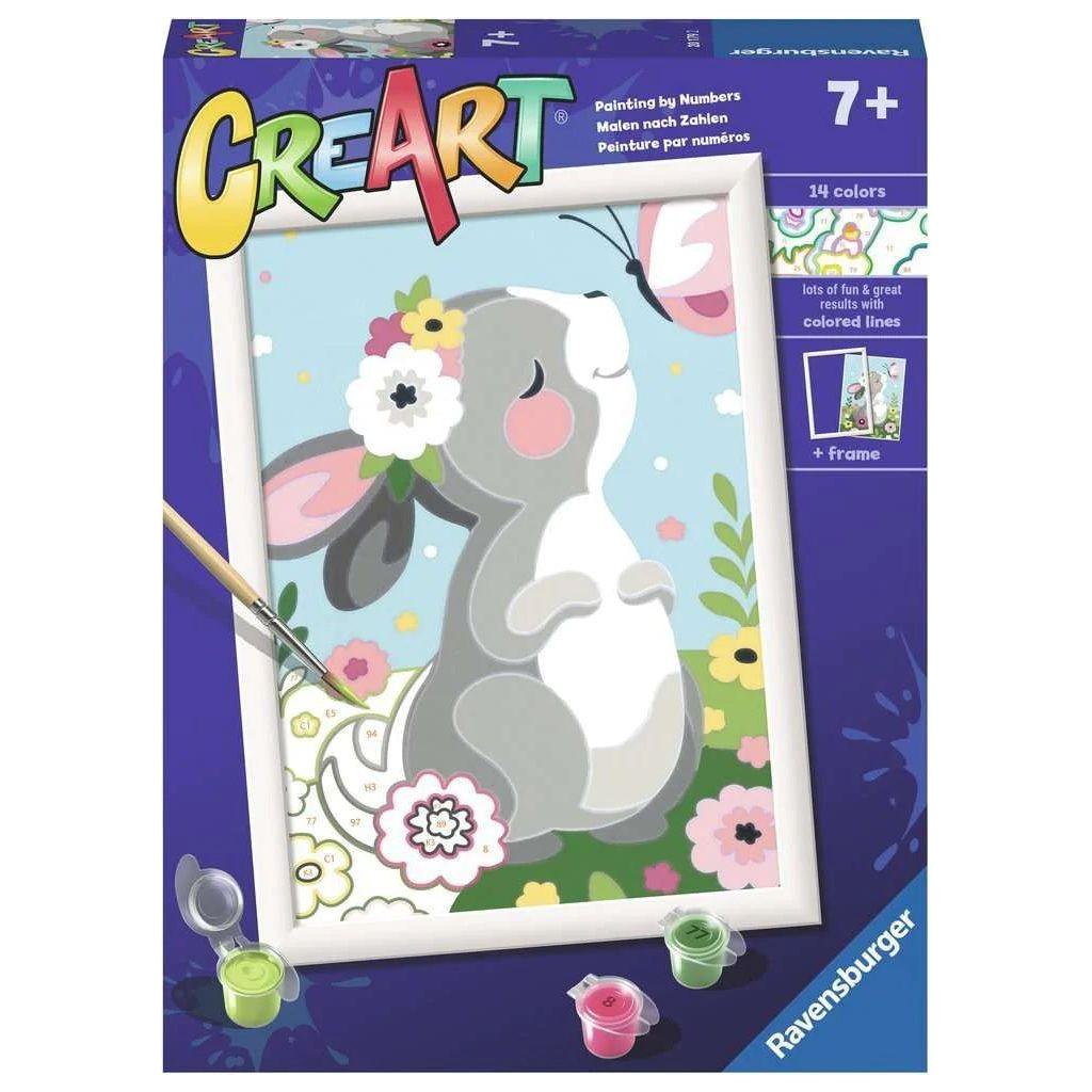 CreArt Paint by Number Beautiful Bunny