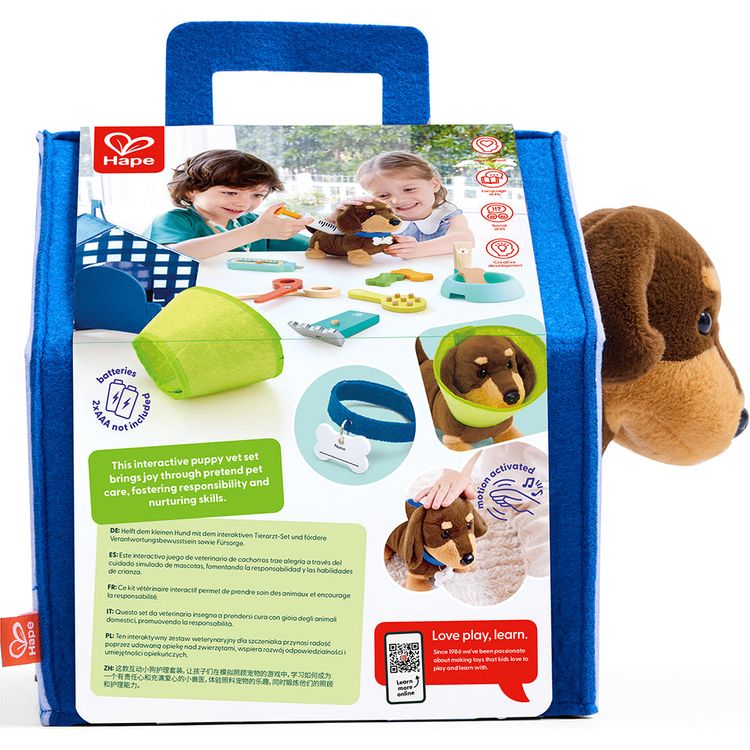 Hape Puppy Care Clinic Vet Set