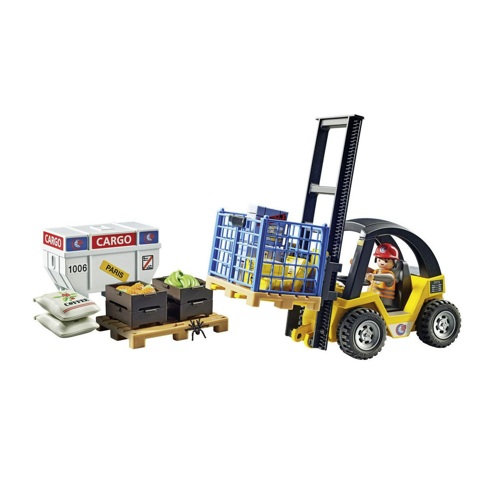 Playmobil my Life Forklift Truck with Cargo