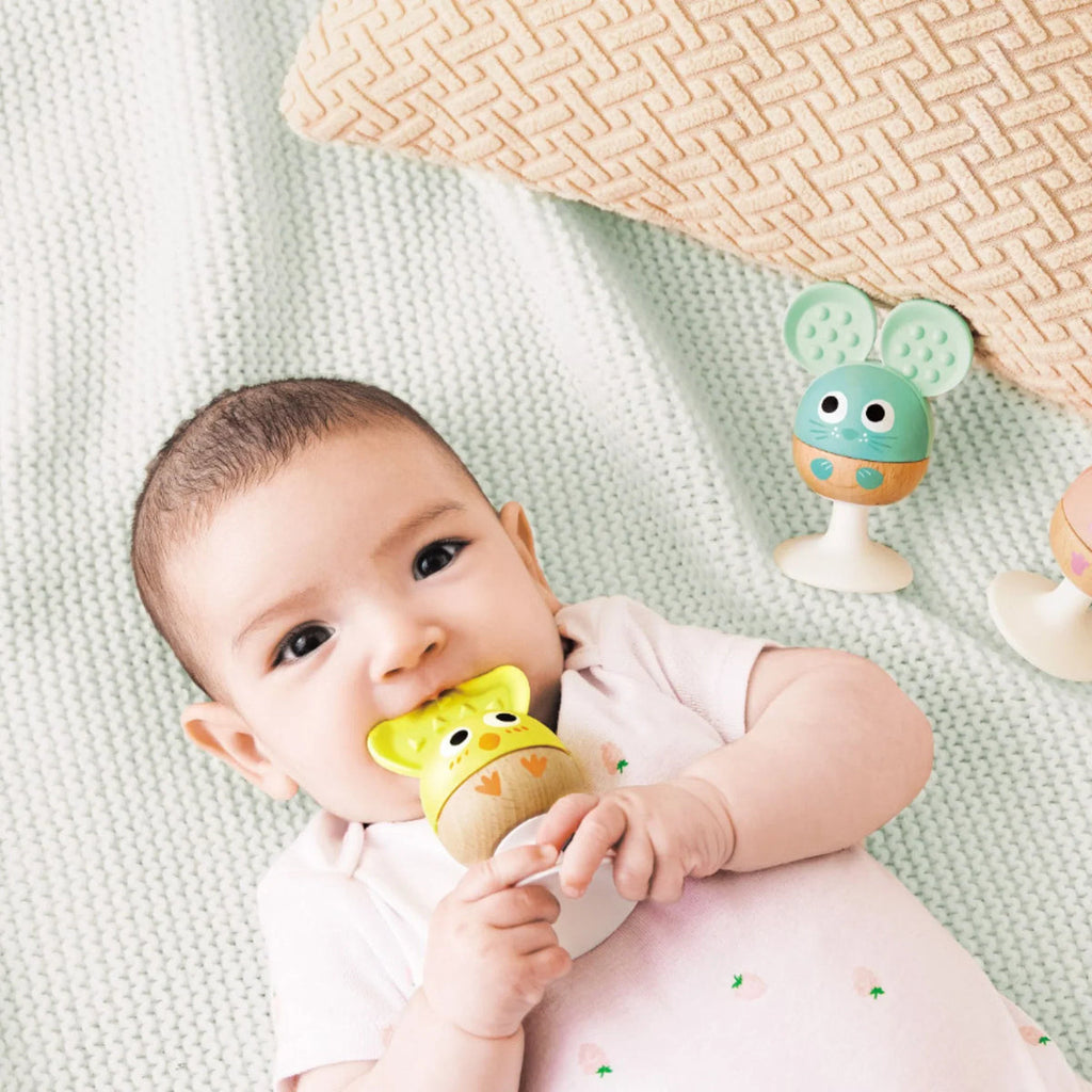 Hape Cheery Critter Rattle Trio