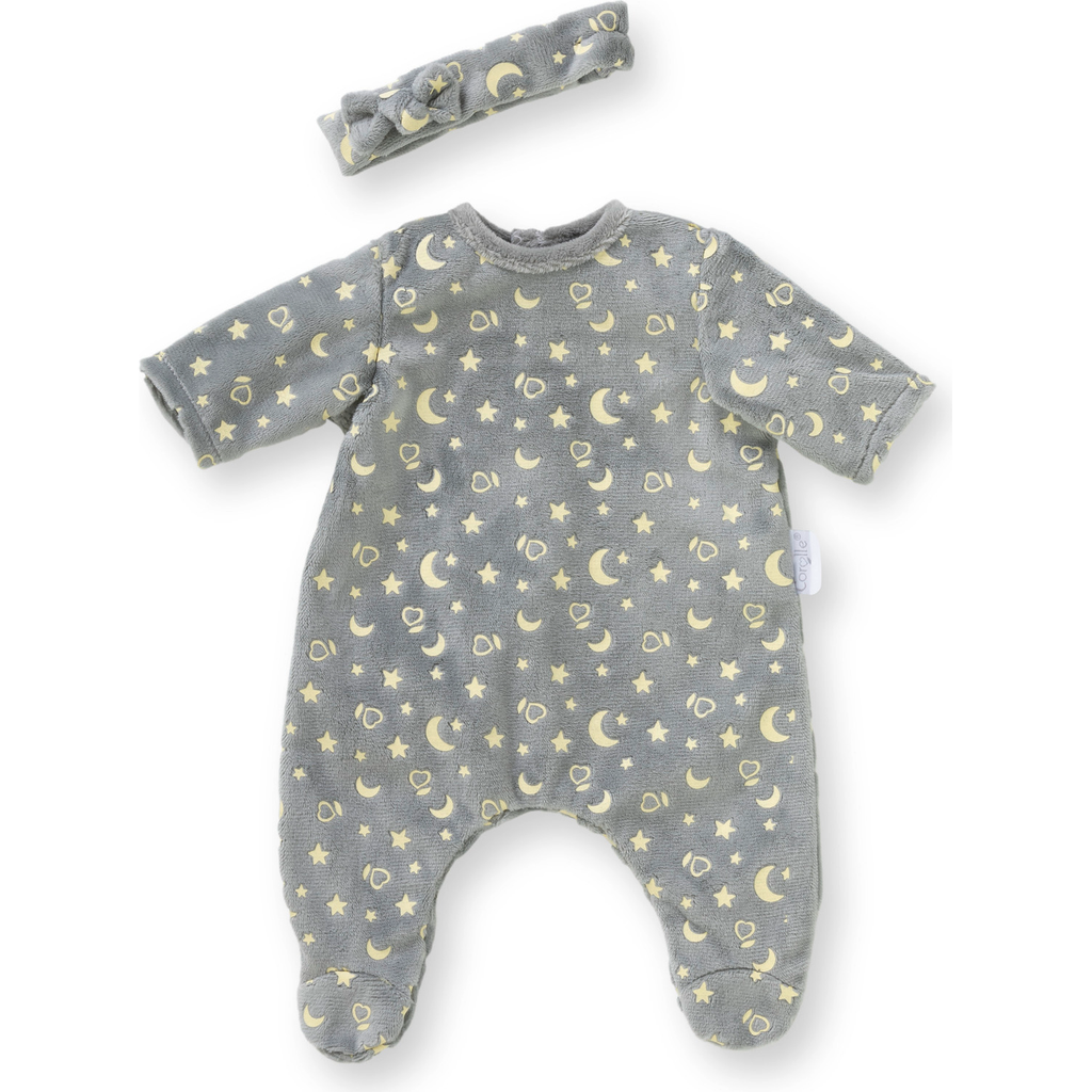 Corolle 12" Doll Outfit Glow in the Dark Pajamas