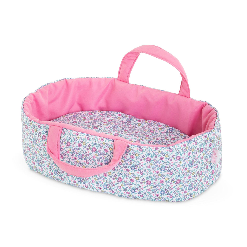 Corolle 12" Doll Carry Bed Floral