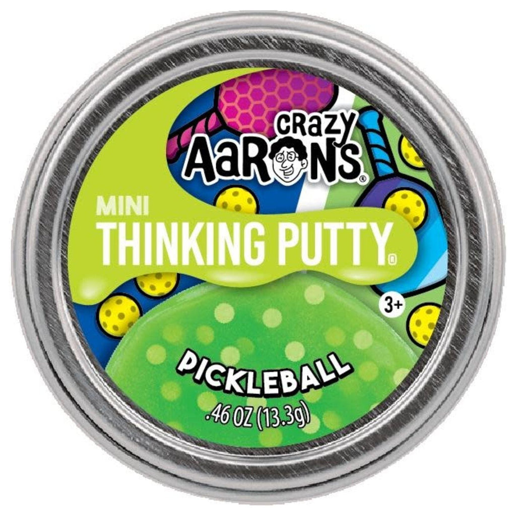 Crazy Aaron's Thinking Putty 2" Tin Pickleball