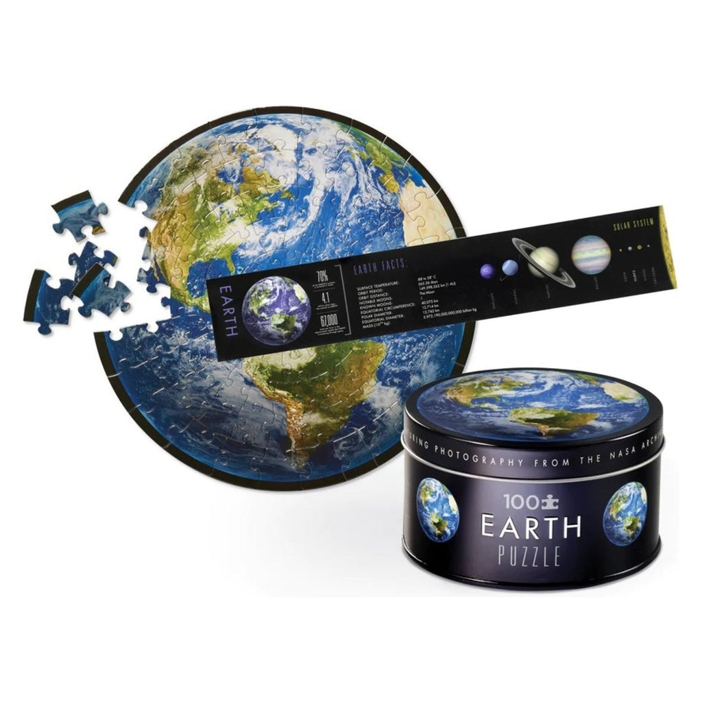 Crocodile Creek 100 Piece Puzzle Tin Earth
