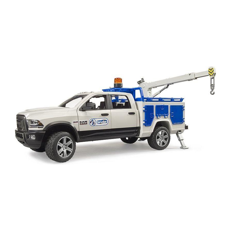 Bruder RAM 2500 Service Truck with Rotating Beacon Light