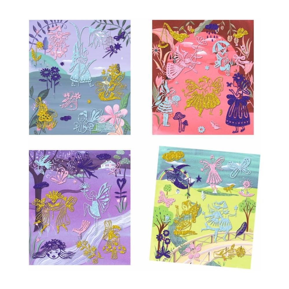 Djeco Artistic Patch Glitter Fairyland