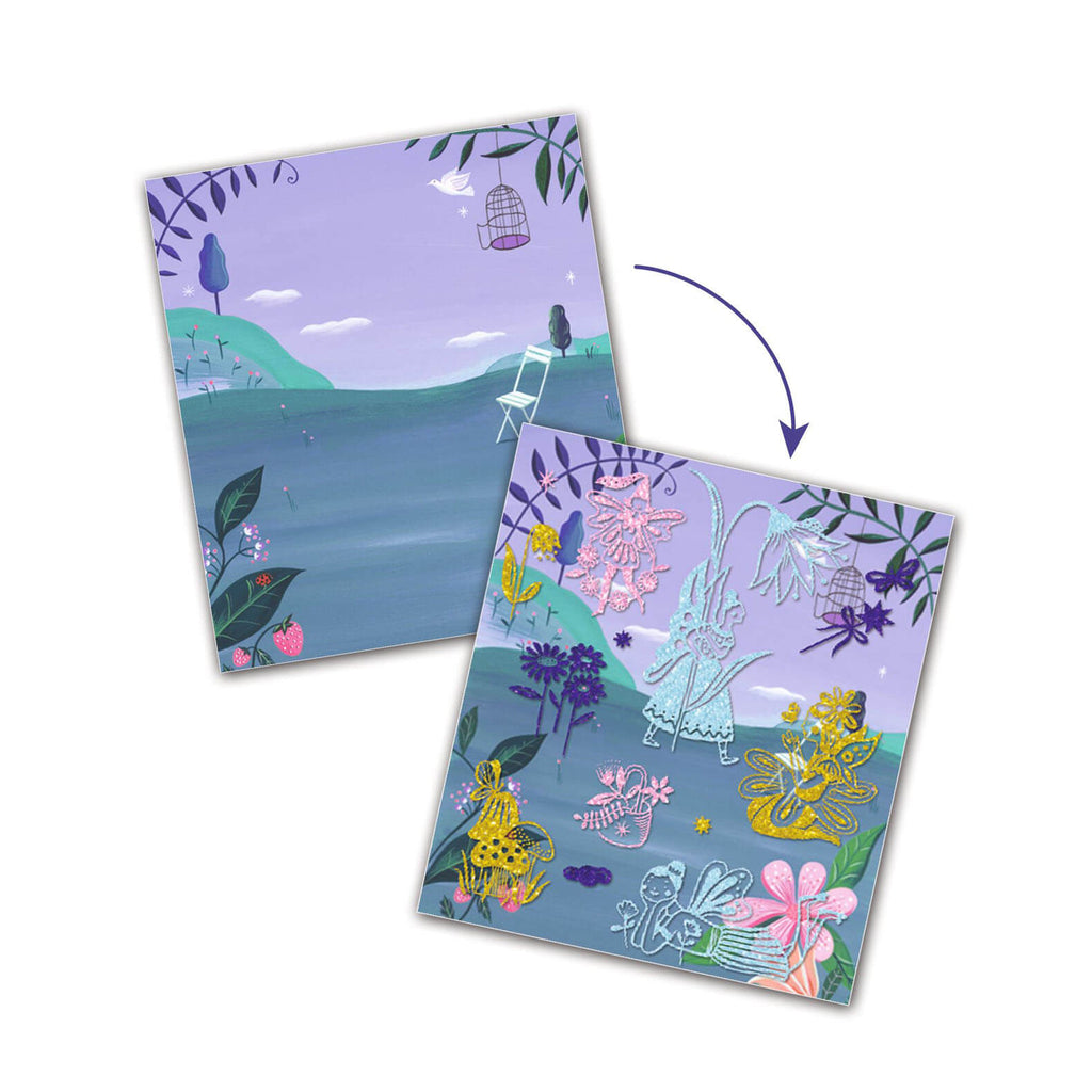 Djeco Artistic Patch Glitter Fairyland