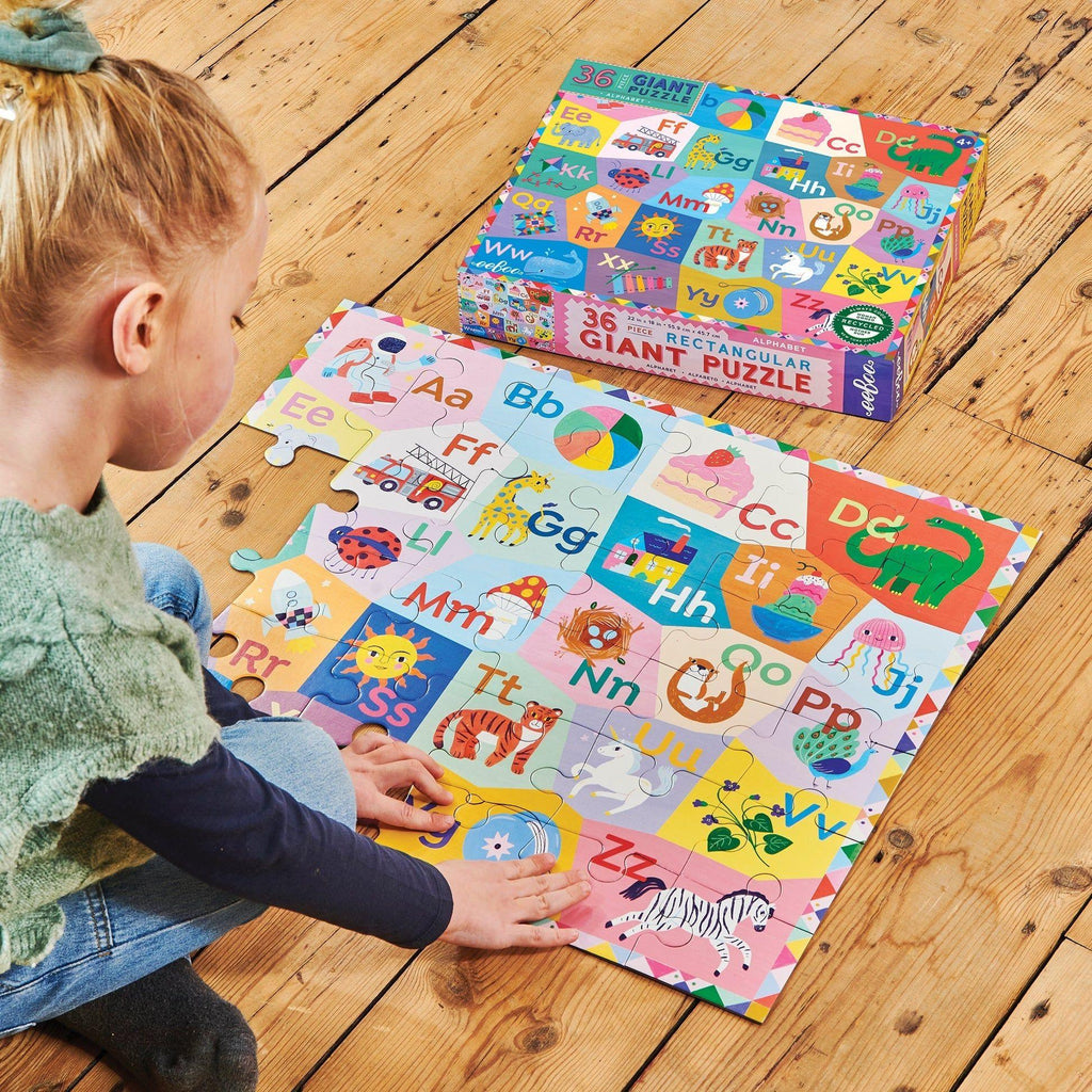eeBoo 36 Piece Giant Puzzle Alphabet