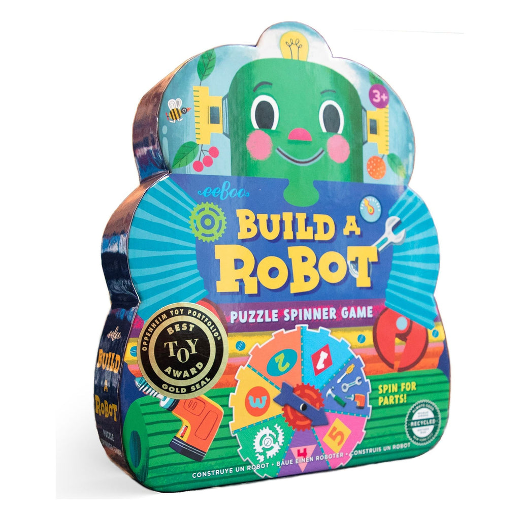 eeBoo Build a Robot Shaped Spinner Game