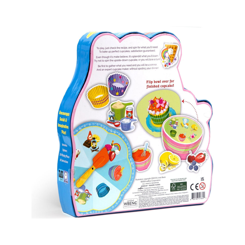 eeBoo Cupcake Shaped Spinner Game