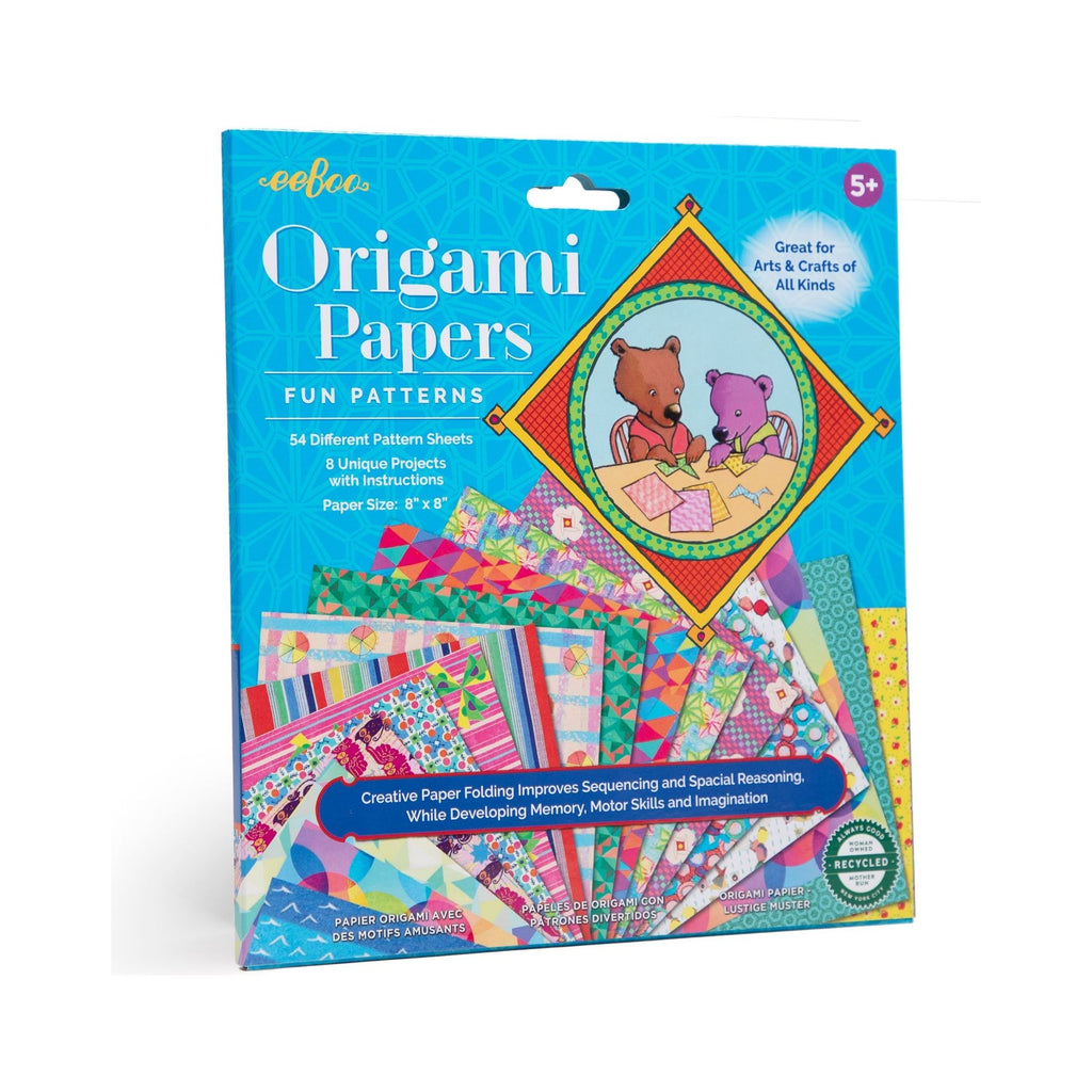 eeBoo Fun Patterns Origami Papers