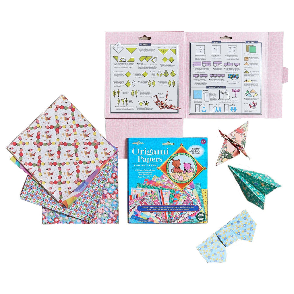 eeBoo Fun Patterns Origami Papers