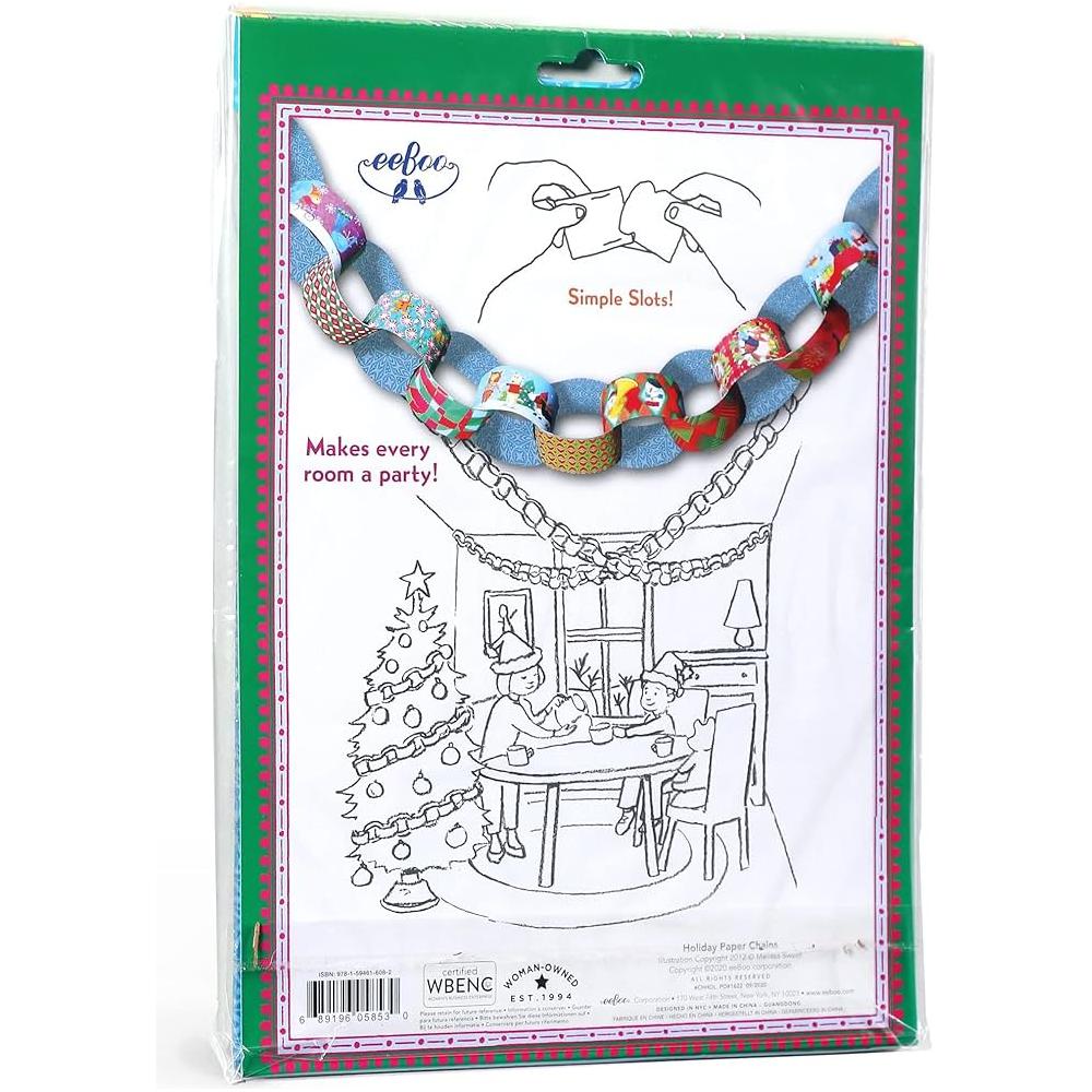eeBoo Holiday Paper Chains