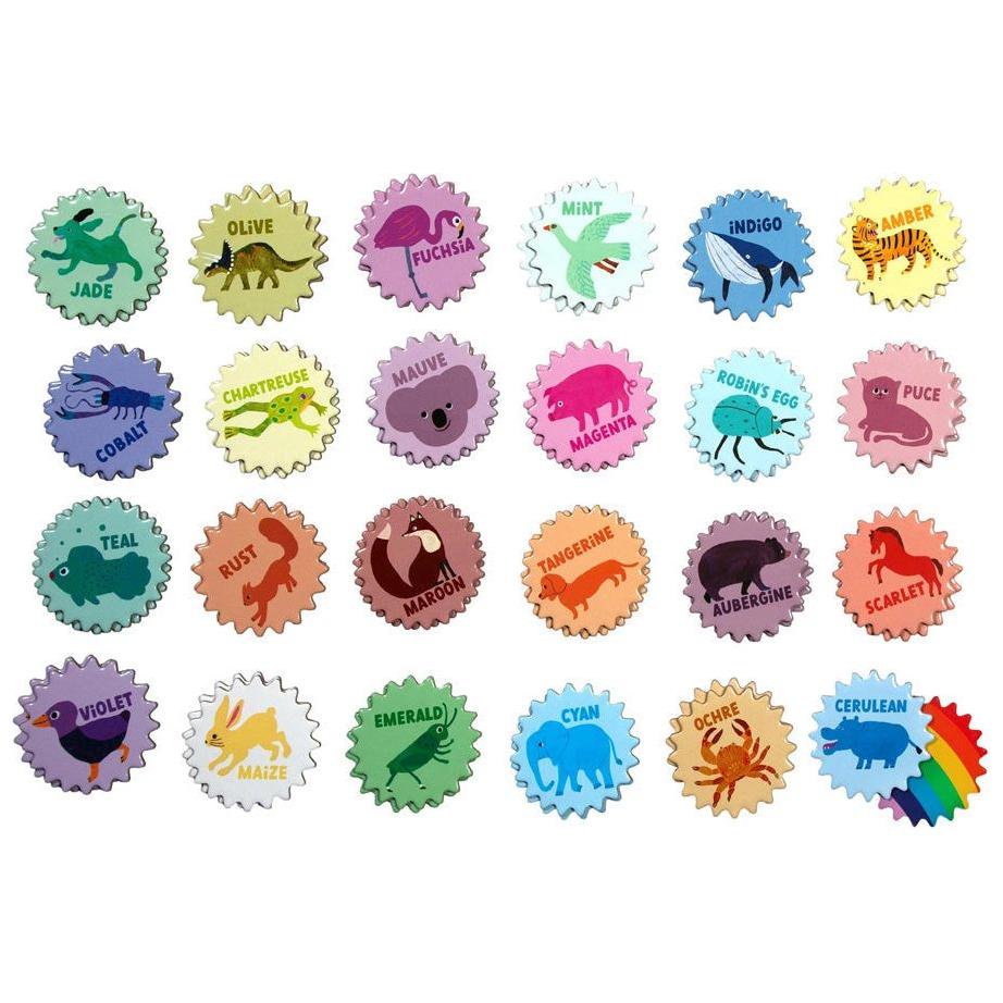 eeBoo Memory and Matching Game Rainbow