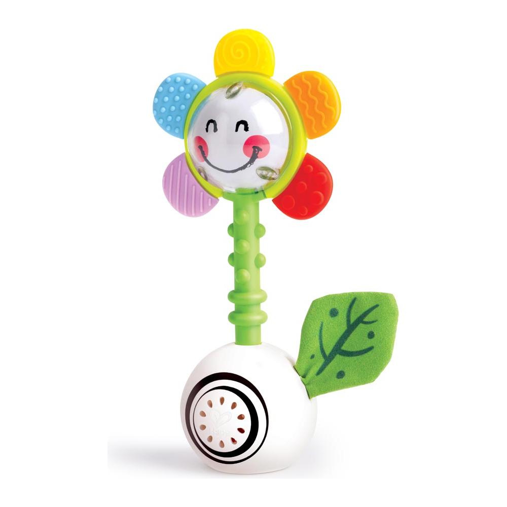 Hape Shake 'n Sparkle Flower Rattle