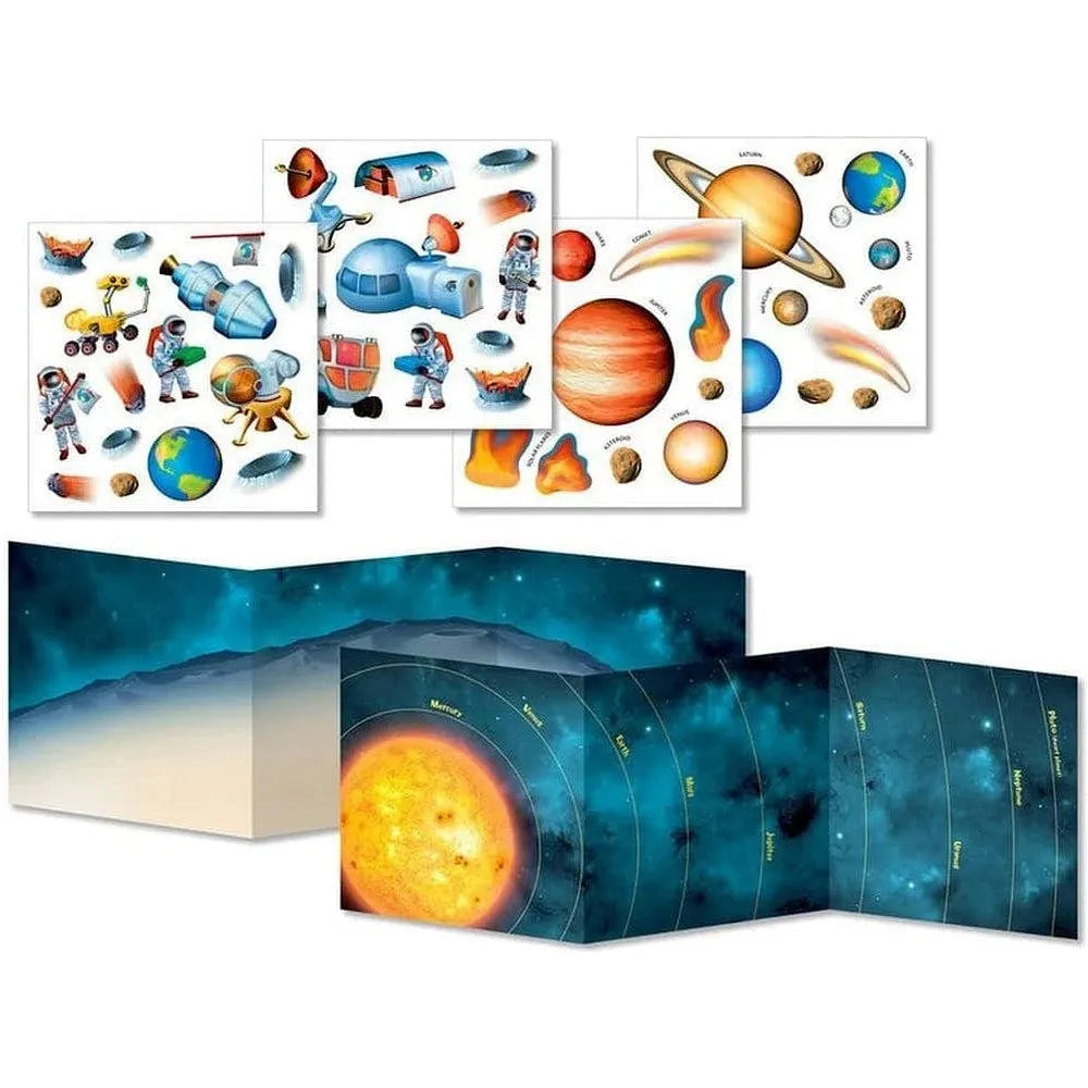 Peaceable Kingdom Reusable Sticker Tote Space