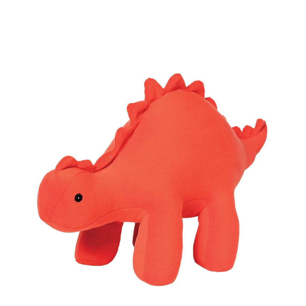 Manhattan Toy Velveteen Dino Gummy Stegosaurus Coral